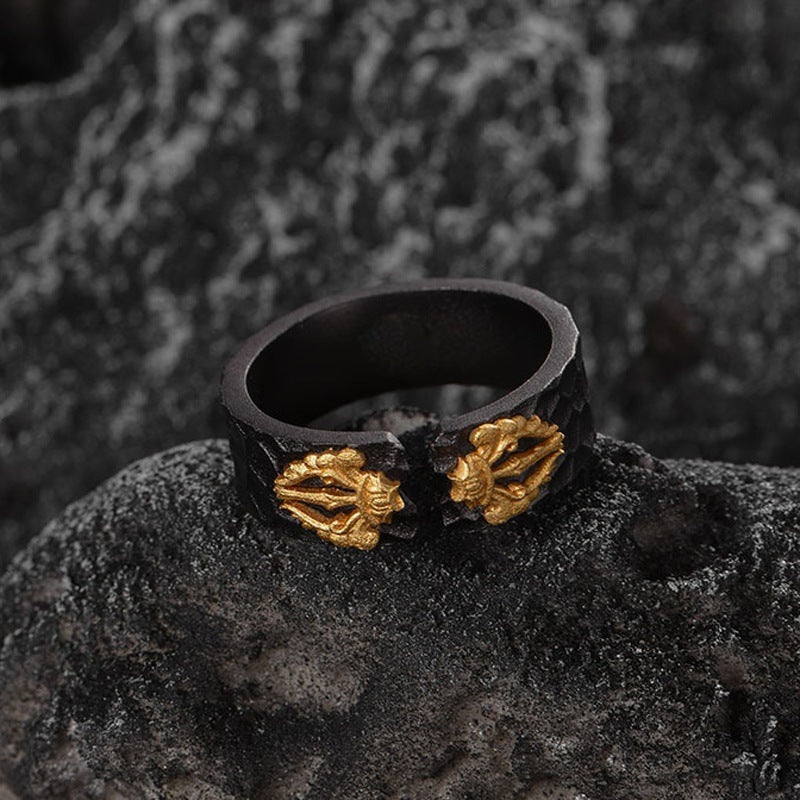 Anillo Retro Ajustable para Moda Femenina